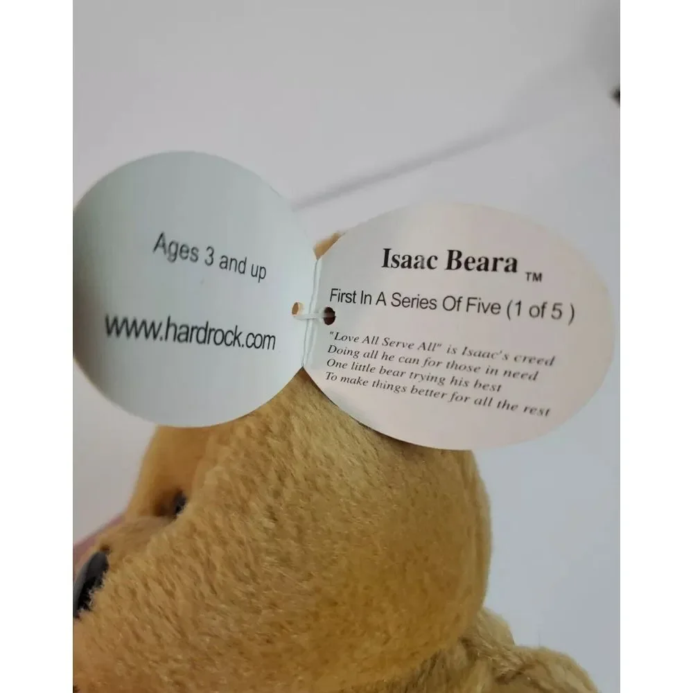 Hard Rock Cafe Plush Bear Bean Bag Salt Lake City‎ Beanie Souvenir